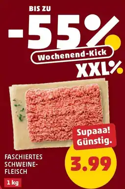 PENNY Faschiertes schweine fleisch Angebot