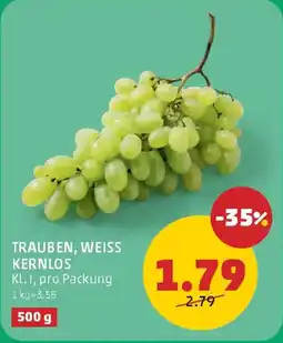 PENNY Trauben, weiss kernlos Angebot