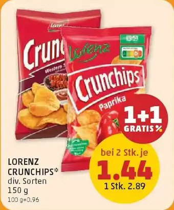 PENNY LORENZ CRUNCHIPS Angebot