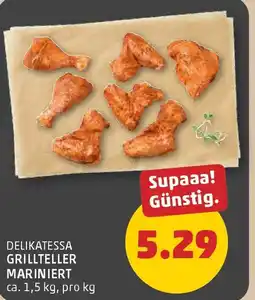 PENNY Delikatessa grillteller mariniert Angebot