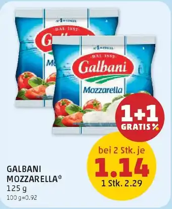 PENNY Galbani mozzarella Angebot