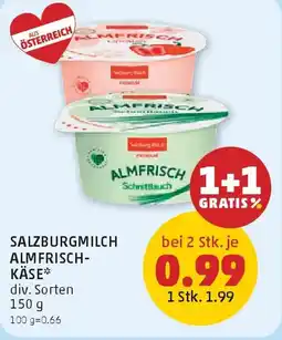 PENNY Salzburgmilch almfrisch käse Angebot