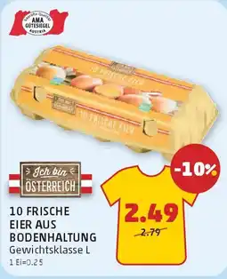PENNY 10 frische eier aus bodenhaltung Angebot
