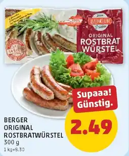 PENNY Berger original rostbrat würstel Angebot