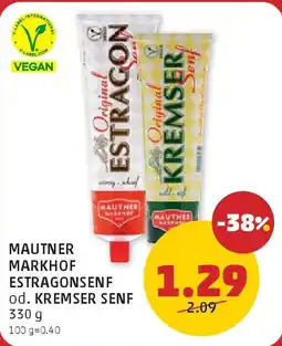 PENNY Mautner markhof estragonsenf od. kremser senf Angebot