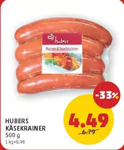 PENNY Hubers käsekrainer Angebot
