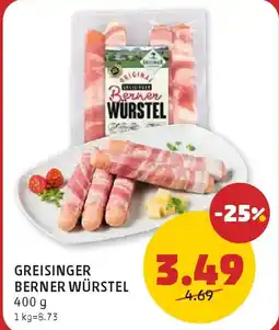 PENNY Greisinger berner würstel Angebot