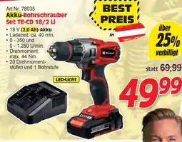 Zgonc Akku-Bohrschrauber Set TE-CD 18/2 Li Angebot