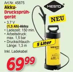 Zgonc Art.Nr. 45875 Akku- Drucksprüh- gerät Angebot