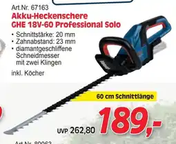 Zgonc Art.nr. 67163 akku-heckenschere ghe 18v-60 professional solo Angebot
