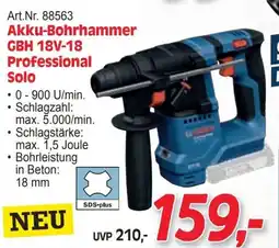 Zgonc Art.nr. 88563 akku-bohrhammer gbh 18v-18 professional solo Angebot