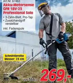 Zgonc Art.nr. 67463 akku-motorsense gfr 18v-23 professional solo Angebot