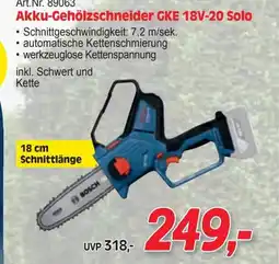 Zgonc Akku-gehölzschneider gke 18v-20 solo Angebot