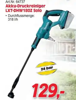 Zgonc Art.Nr. 64737 Akku-Druckreiniger LXT-DHW180Z Solo Angebot