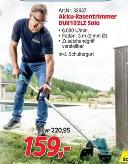 Zgonc Art.Nr. 32637 Akku-Rasentrimmer DUR192LZ Solo Angebot