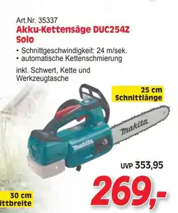 Zgonc Art.Nr. 35337 Akku-Kettensäge DUC254Z Solo Angebot