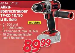 Zgonc Art.Nr. 67135 Akku- Bohrschrauber TP-CD 18/80 Angebot