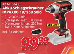 Zgonc Art.Nr. 57435 Akku-Schlagschrauber IMPAXXO 18/230 Solo Angebot
