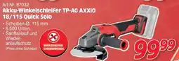 Zgonc Art.Nr. 87032 Akku-Winkelschleifer TP-AG AXXIO Angebot