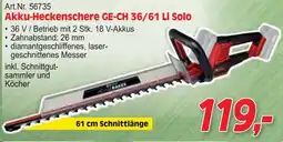 Zgonc Art.Nr. 56735 Akku-Heckenschere GE-CH 36/61 Li Solo Angebot