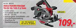 Zgonc Art.nr. 86335 akku-handkreissäge te-cs 18/165-2 li solo Angebot