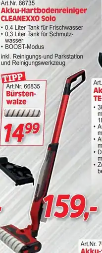 Zgonc Art.Nr. 66735 Akku-Hartbodenreiniger CLEANEXXO Solo Angebot