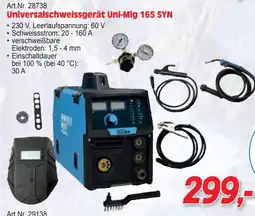 Zgonc Art.Nr. 28738 Universalschweissgerät Uni-Mig 165 SYN Angebot