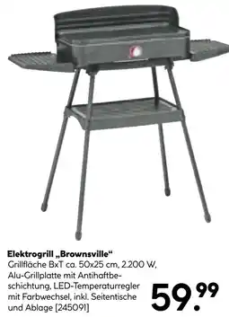 Hellweg Elektrogrill brownsville Angebot