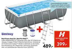Hellweg Steel-frame-pool-set steel pro max Angebot