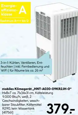 Hellweg mobiles Klimagerät HNT-A030-09KR2JH-0 Angebot