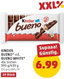 PENNY Kinder bueno od. bueno white Angebot