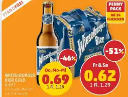 PENNY Wieselburger bier gold Angebot