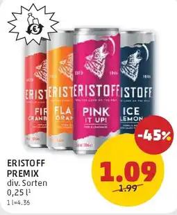PENNY Eristoff premix Angebot
