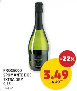 PENNY Prosecco spumante doc extra dry Angebot