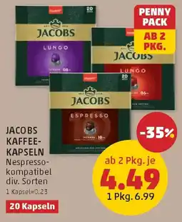 PENNY Jacobs kaffee- kapseln Angebot