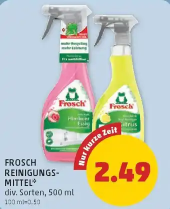 PENNY Frosch reinigungs- mittel Angebot