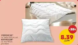 PENNY Steppdecke Angebot