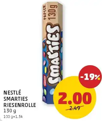 PENNY Nestlé smarties riesenrolle Angebot