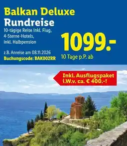 Lidl Reisen Balkan Deluxe Rundreise Angebot