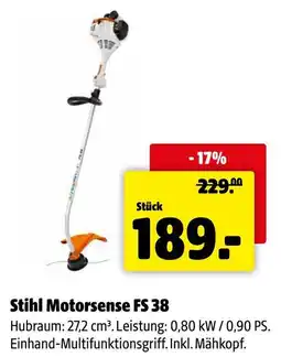 Eurogast Grissemann Stihl Motorsense FS 38 Angebot