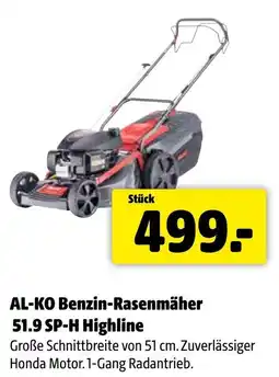 Eurogast Grissemann Al ko benzin rasenmäher 51.9 sp h highline Angebot