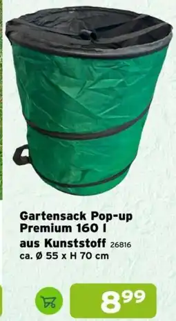 Salzburger Lagerhaus Gartensack Pop-up Premium 160 I aus Kunststoff Angebot
