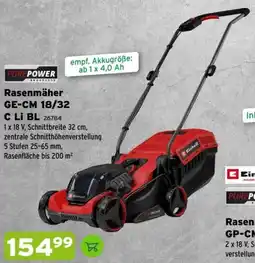 Salzburger Lagerhaus Rasenmäher GE CM 18/32 C LI BL Angebot
