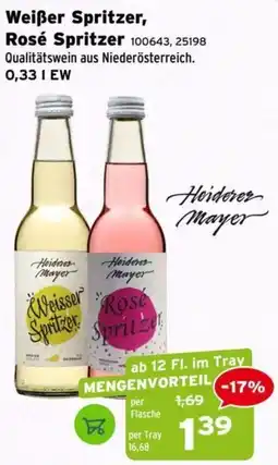 Salzburger Lagerhaus Weißer Spritzer Rosé Spritzer Angebot