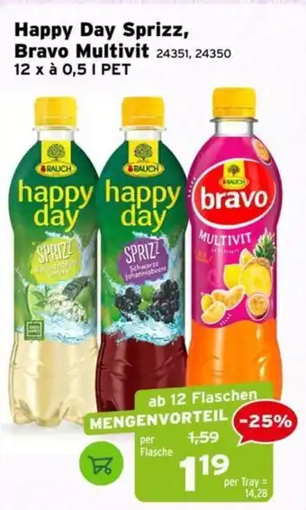 Salzburger Lagerhaus Happy Day Sprizz Bravo Multivit Angebot