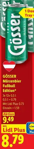 Lidl Gösser märzenbier fußball edition Angebot