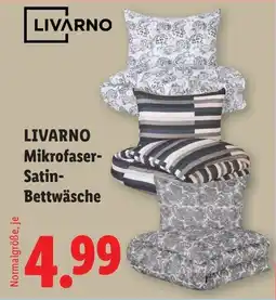 Lidl LIVARNO Mikrofaser Satin Bettwäsche Angebot