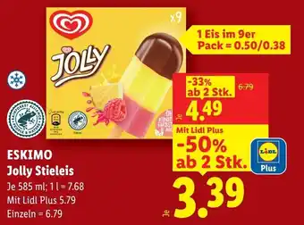 Lidl Eskimo jolly stieleis Angebot