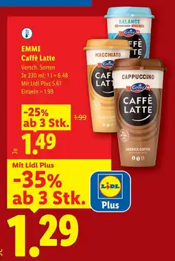 Lidl Emmi caffè latte Angebot