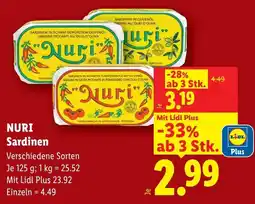 Lidl Nuri Sardinen Angebot